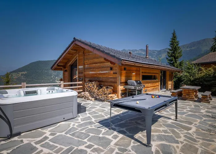 Le Reve Cinema Jacuzzi 샬레 Riddes